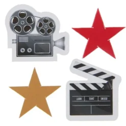 Badaboum Confettis De Table Hollywood X 50 Pi Ces