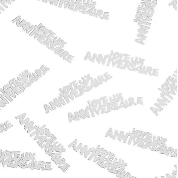 Sale Confettis De Table Joyeux Anniversaire Blanc Theme Joyeux Anniversaire