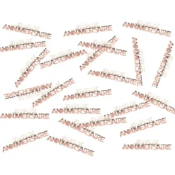 Outlet Confettis De Table Joyeux Anniversaire Rose Gold Theme Joyeux Anniversaire