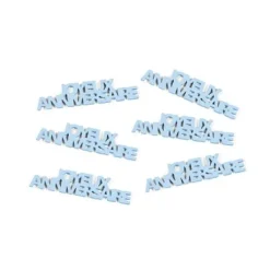 Confettis De Table Joyeux Anniversaire Bleu Ciel X 6 Pi Ces Theme Joyeux Anniversaire