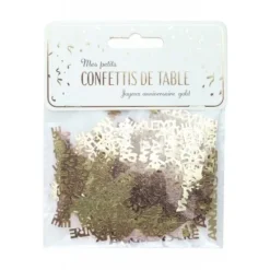 Clearance Confettis De Table Joyeux Anniversaire Or Theme Joyeux Anniversaire