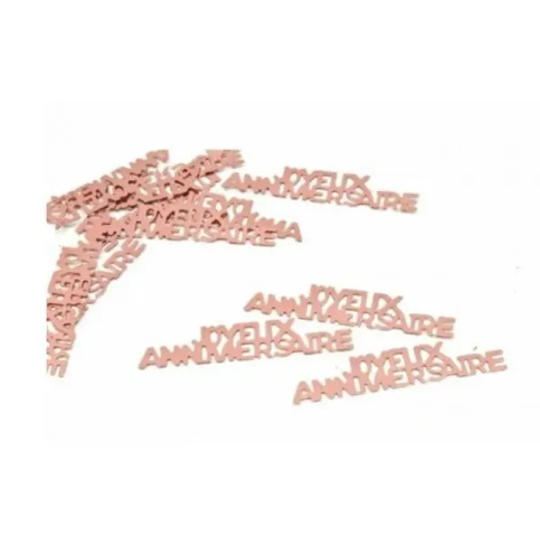 Badaboum Confettis De Table Joyeux Anniversaire