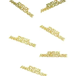 Outlet Confettis De Table Joyeux Anniversaire Or X 6 Pi Ces Theme Joyeux Anniversaire