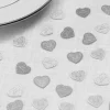 Badaboum Confettis De Table Just Married Blanc Argent New