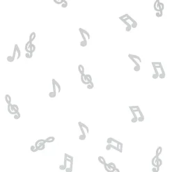 Badaboum Confettis De Table Mariage Musique Blanc