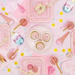 Badaboum Confettis De Table Mariage Rond Rose X 36 Clearance