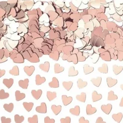 Badaboum Confettis De Table Mariage Coeur Rose Gold Outlet