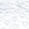 Badaboum Confettis De Table Mariage Coeur Blanc