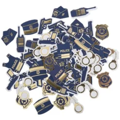Clearance Confettis De Table Theme Police Theme D Co Baby Shower