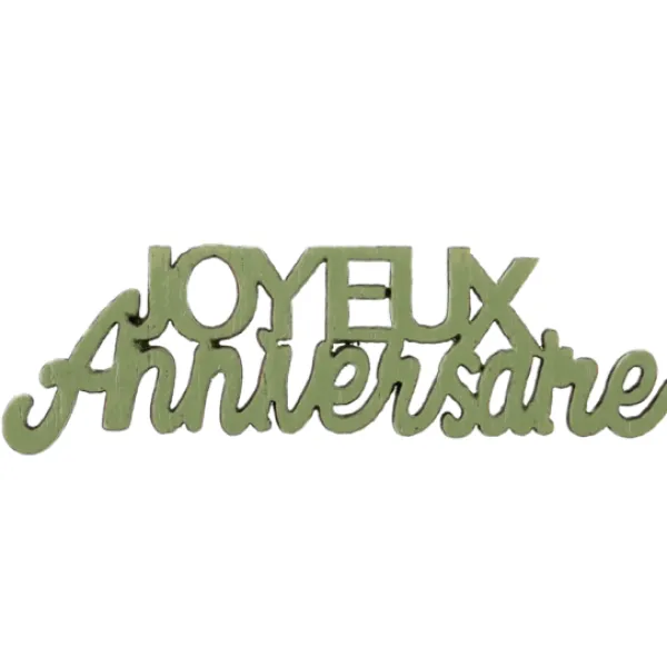 Clearance Confettis Joyeux Anniversaire Vert Sauge X10 Pi Ces Theme Joyeux Anniversaire
