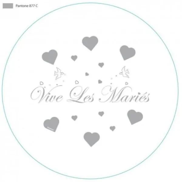 Badaboum Confettis Vive Les Mari S Argent