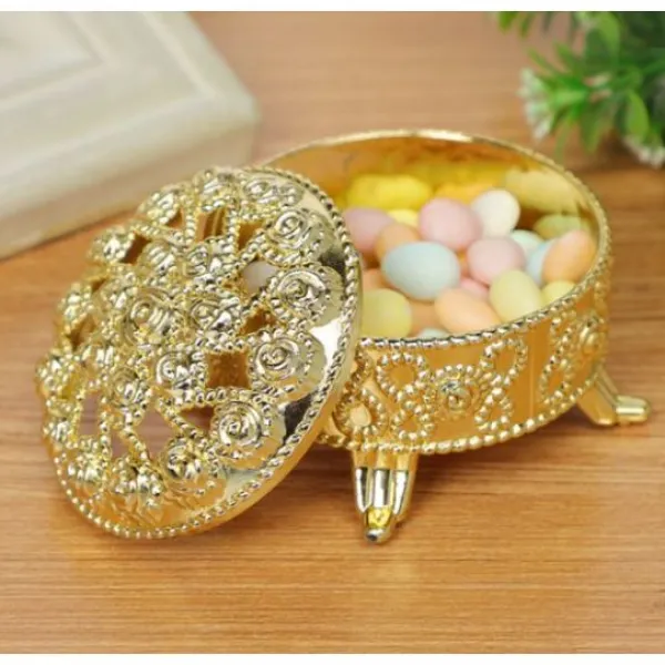 Hot Contenant Drag E Coffre Oriental Plastique Argent Theme Eid Mubarak & Ramadan