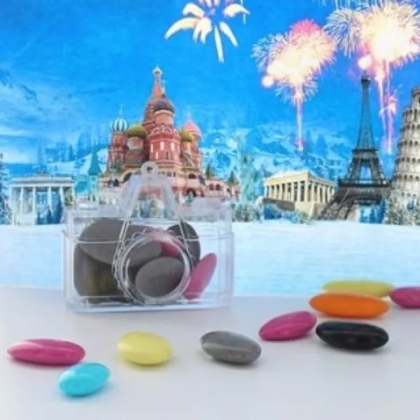 Outlet Contenant Drag Es Plexi Transparent Appareil Photo Theme Cinema