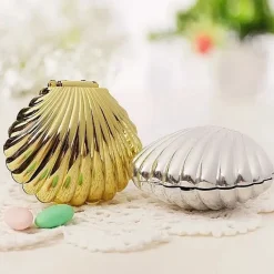 Badaboum Contenant Dragees Pas Cher Coquillage Or Outlet