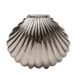 Badaboum Contenant Dragees Pas Cher Coquillage Argent New