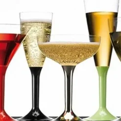 Badaboum Coupe Champagne En Plastique Bleu Marine X 20 Pi Ces Sale