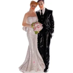 Badaboum Couple De Mari S Avec Bouquet De Fleurs