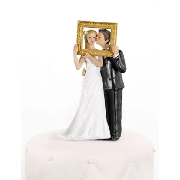 Badaboum Couple De Mari S Photobooth Avec Cadre Dor