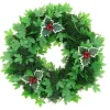 Badaboum Couronne De Noel Avec 3 Baies De Houx