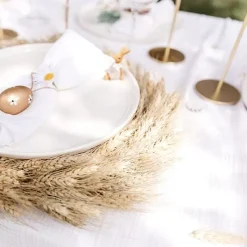 Badaboum Couronne Mariage De Bl S Ch Naturel 43 Cm New