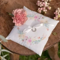 Badaboum Coussin Porte Alliance Fleuri