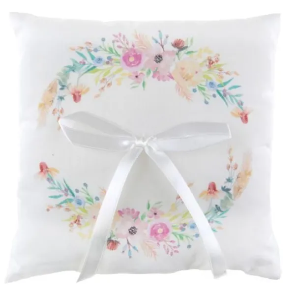 Badaboum Coussin Porte Alliance Fleuri