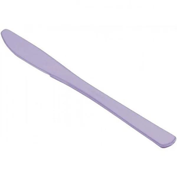 Badaboum Couteau Jetable Couleur En Plastique Rigide X 20 Pi Ces New