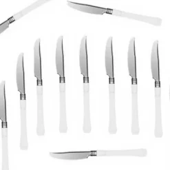 Badaboum Couteau Mariage R Aliste Blanc X 20 Pi Ces