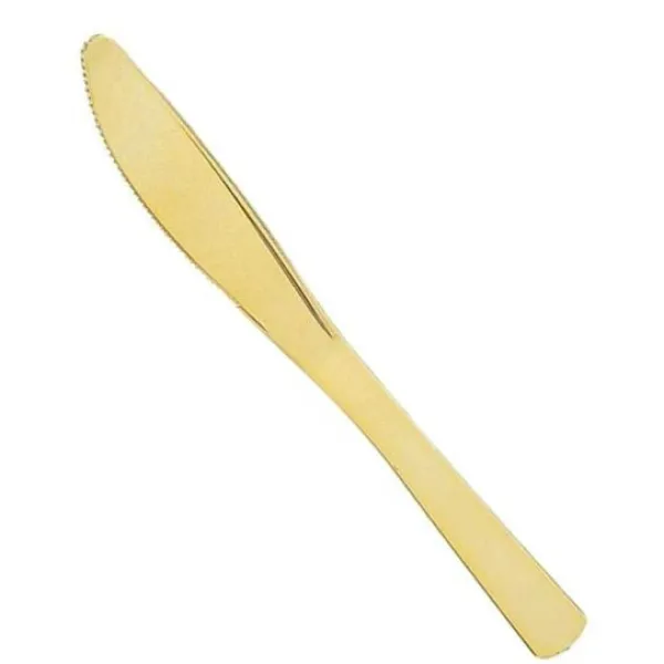 Badaboum Couteau Or Plastique Inox X 30 Pi Ces