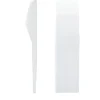 New Couteau Plastique R Utilisable Blanc X 100 Pi Ces Theme Eco-Responsable