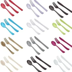 Badaboum Couvert Jetable En Plastique Couleur X 30 Pi Ces