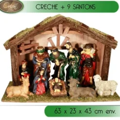 Badaboum Cr Che De Noel Avec 9 Santons Hot