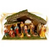 Badaboum Creche De Noel Avec 10 Santons New