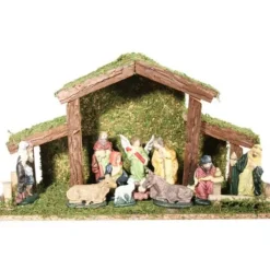 Badaboum Creche De Noel Pas Cher Avec 11 Santons Outlet