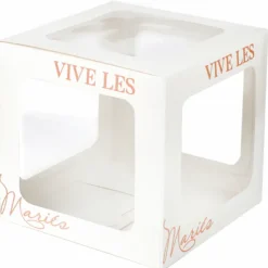 Badaboum Cube A Ballons Decoration Vive Les Mari S