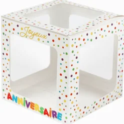 Clearance Cube A Ballons Decoration Joyeux Anniversaire Theme Joyeux Anniversaire