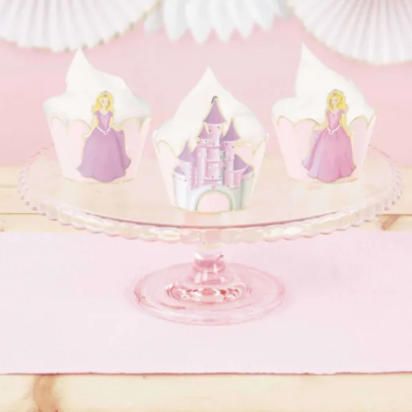 Hot Cupcake Wrappers Princesse X6Pcs Theme Deco Princesse