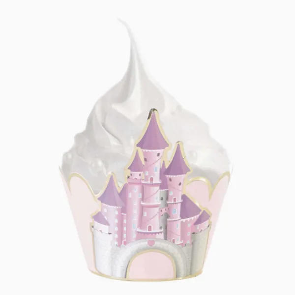 Hot Cupcake Wrappers Princesse X6Pcs Theme Deco Princesse