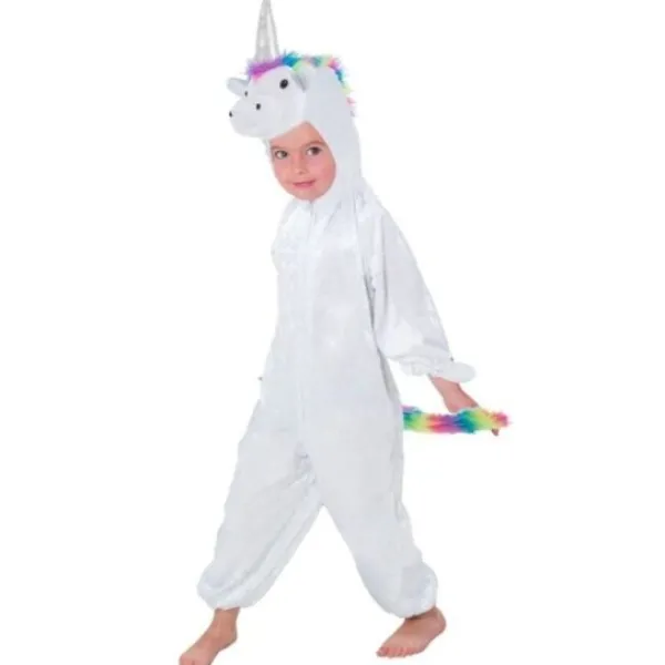 Best D Guisement Adulte Peluche Licorne Blanche 7/9 Ans Theme Licorne