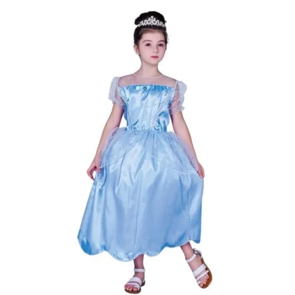 Sale D Guisement Enfant Princesse Bleu 5/6 Ans Theme Deco Princesse
