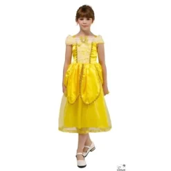 Outlet D Guisement Enfant Princesse Jaune 5/6 Ans Theme Deco Princesse