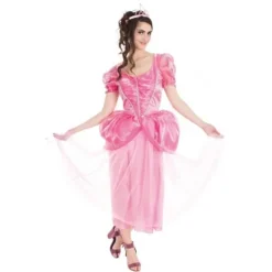 New D Guisement Femme Princesse Rose Taille S Theme Deco Princesse
