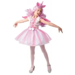 New D Guisement Licorne Rose Iris E 4/6 Ans Theme Licorne