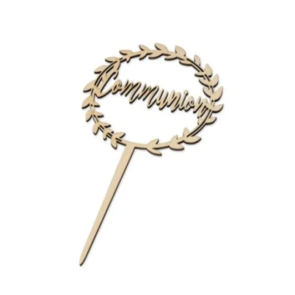 Deco Centre De Table Communion Bois Theme Communion