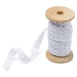 Dentelle Blanche Pas Cher En Bobine 10Mm X 5 M Tres Theme Dentelle