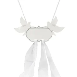 Best Dos De Chaise A Suspendre Couple Colombes Avec Tulle Theme Colombe