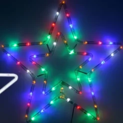 Badaboum Double Toile Lumineuse De Noel Multicolore Sale