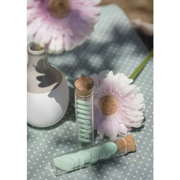 Eprouvette A Dragees Bapt Me En Verre 10Cm Theme Bapteme