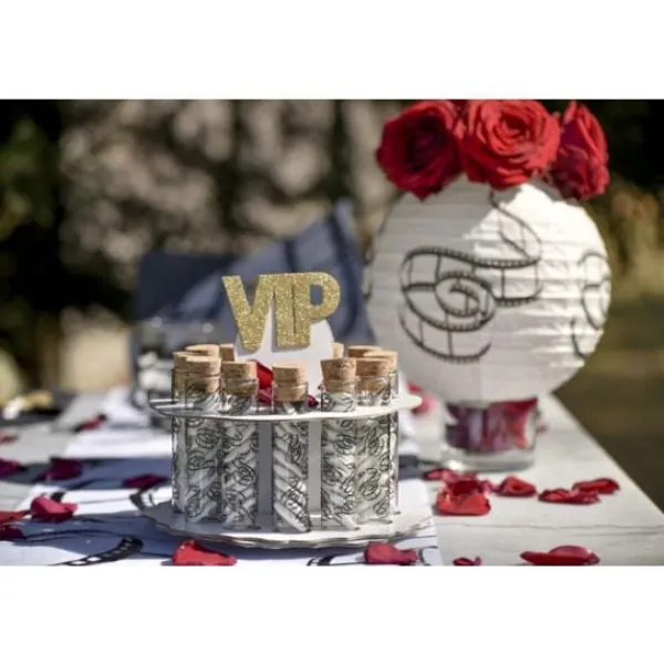 Sale Eprouvette A Dragees Cinema En Verre 10Cm Theme Cinema