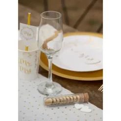 Badaboum Eprouvette Dragees Just Married Argent